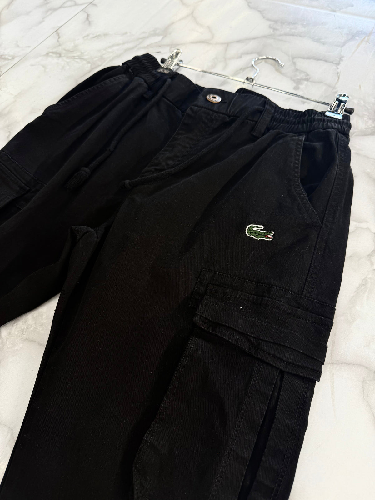 LACOSTE Cargo Παντελόνι Μαύρο