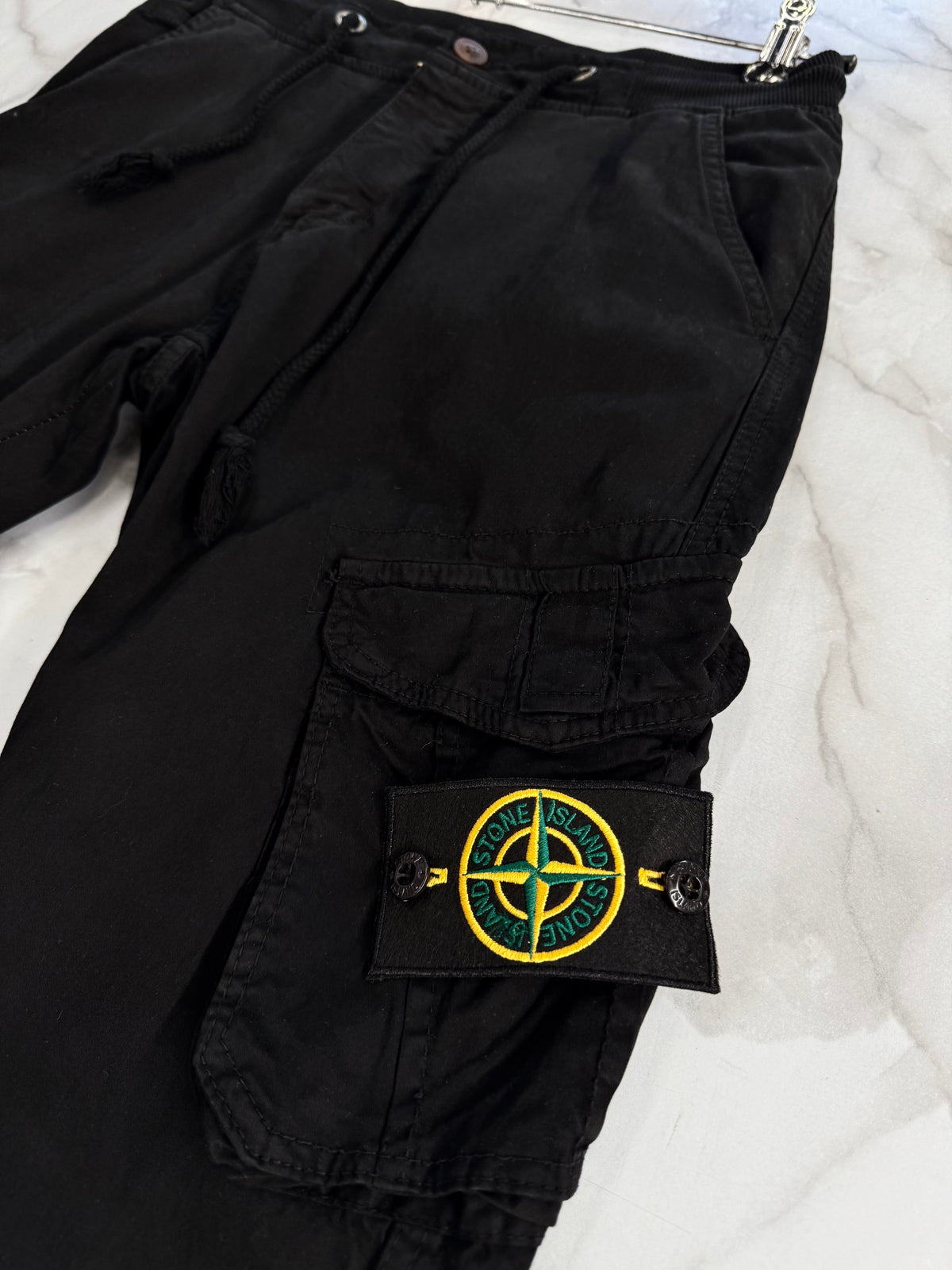 Stone Island Cargo Παντελόνι Μαύρο