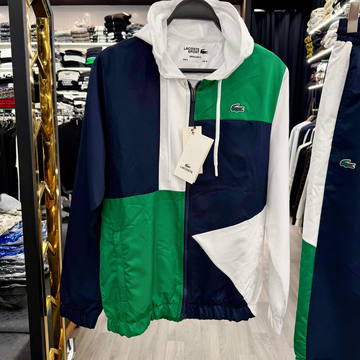 LACOSTE - ΠΡΑΣΙΝΟ ΜΑΥΡΟ ΣΕΤ ΦΟΡΜΕΣ