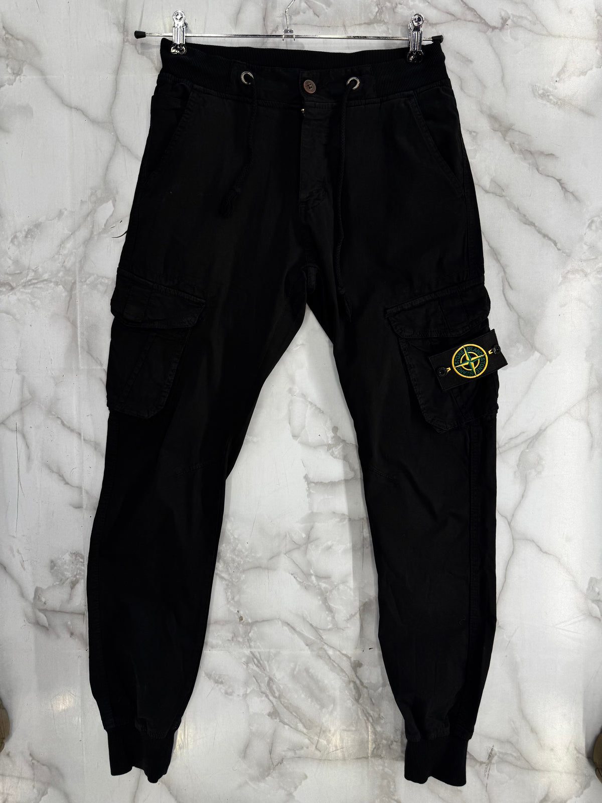 Stone Island Cargo Παντελόνι Μαύρο
