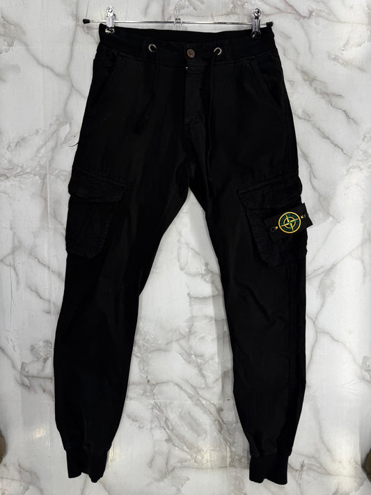 Stone Island Cargo Παντελόνι Μαύρο