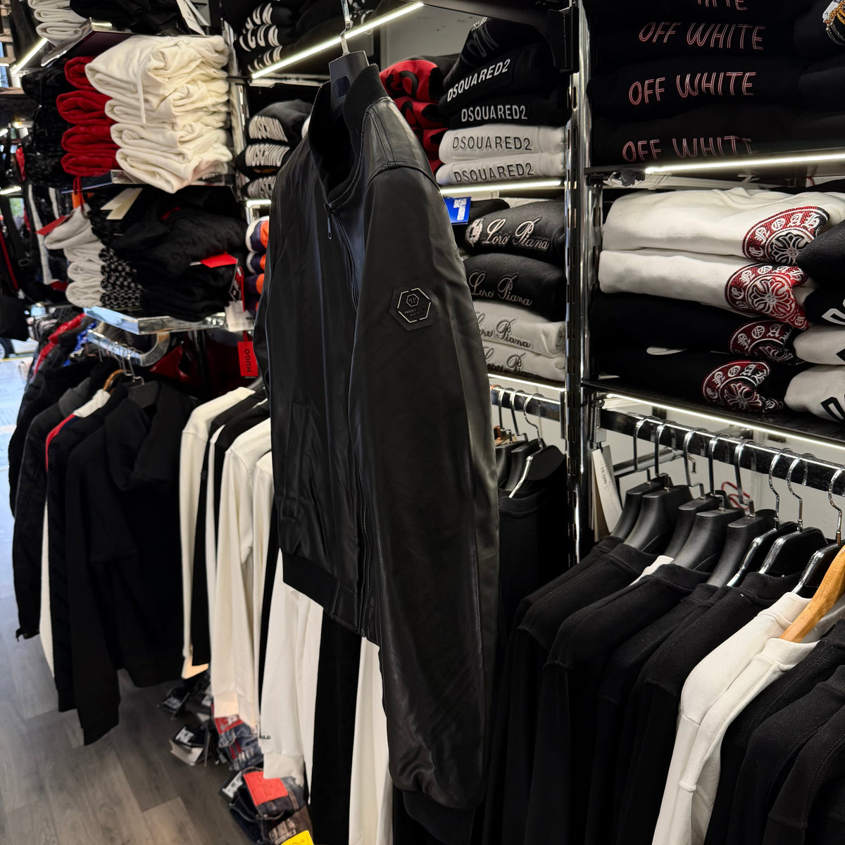PHILIPP PLEIN - ΔΕΡΜΑΤΙΝΟ ΜΠΟΥΦΑΝ